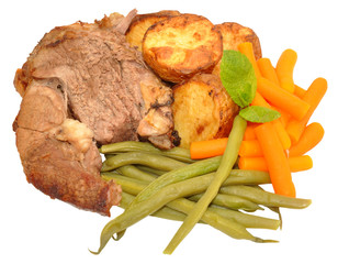 Wall Mural - Roast Lamb Meal