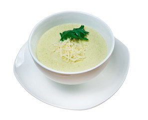 Wall Mural - cream soup with zucchini