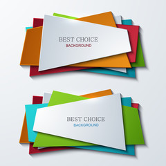 Wall Mural - vector moder banners element design
