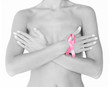 © Syda Productions - naked woman with breast cancer awareness ribbon