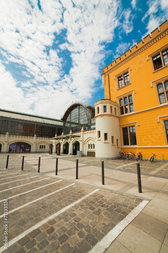 Naklejka - mata magnetyczna na lodówkę wroclaw railway station