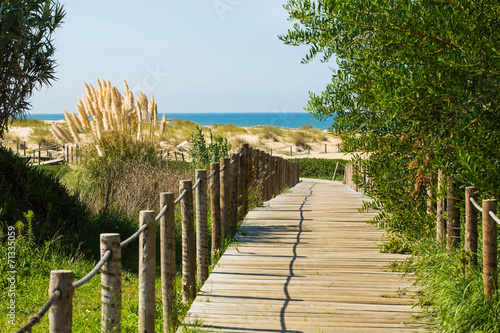 Naklejka - mata magnetyczna na lodówkę Portugal Strand Miramar