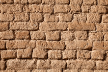 Adobe Brick Wall Detail