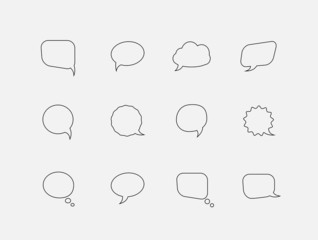 speech line bubbles
