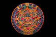 Typical Colored Clay Maya Calendar