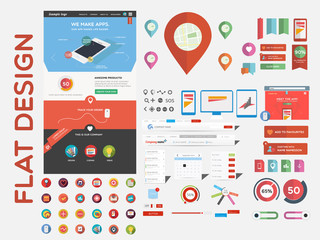 Wall Mural - Web graphics mega collection