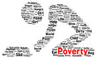 © ibreakstock - Poverty word cloud shape