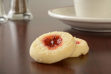 Wall Mural - Shortbread cookies with jam