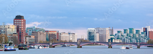 Fotoboard na płycie Panorama londynskich sylwetek