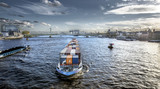 Fototapeta Mosty linowy / wiszący - Rhein
