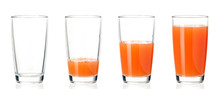 Set Of Glasses Juice