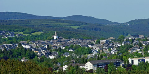 Wall Mural - WINTERBERG ( Hochsauerland ) - Stadtpanorama