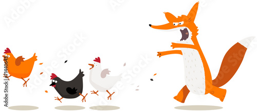chasse aux poules
