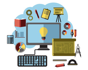 Aufkleber - Online ideas, inspiration and research flat concept