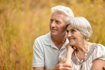 Poster - Happy old couple