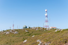 Communication tower on the top of Foia Mountain