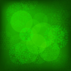Aufkleber - Abstract green christmas background