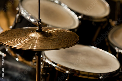 Fotografía Fragment drumset closeup