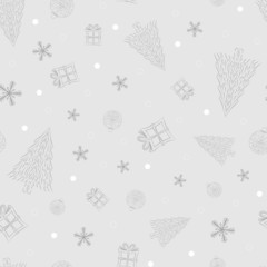 Wall Mural - christmas design, seamless pattern