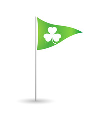 Poster - Flag with a clover