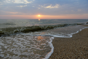 Wall Mural - sunrise on the sea