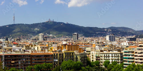 Board z aluminiowym obramowaniem Barcelona (widok na ląd)
