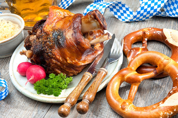 Wall Mural - German Pork Knuckle- Schweinshaxe