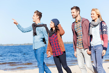 Poster - Enjoying life with best friends.