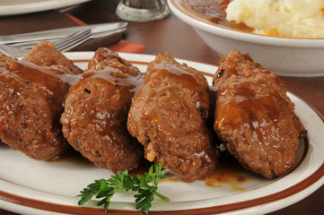 Sticker - Meatloaf and potatoes