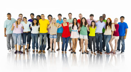 Poster - Large Group of People Smiling