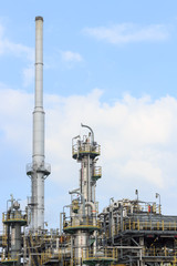 oil refinery plant