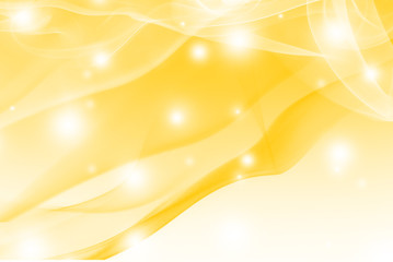 Wall Mural - smooth wave golden with bokeh background