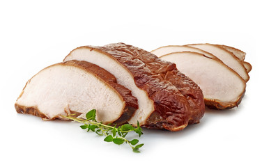 Wall Mural - Sliced chicken meat