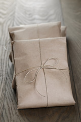 Wall Mural - vintage style parcels wrapped with rope