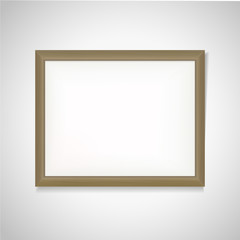 Wall Mural - blank wooden frame