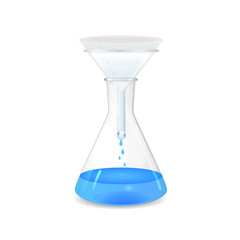 Sticker - Filtration of solution in a conical flask