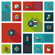 © eatcute - Merry Christmas flat app ui background,eps10