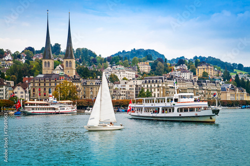 Photographie Paysage urbain de Lucerne, Suisse