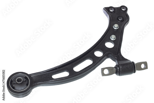 Fotografía car lever front suspension on a white background