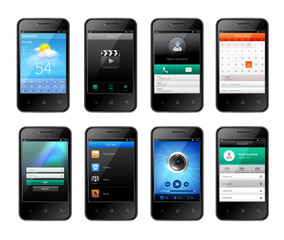 Wall Mural - mobile ui design