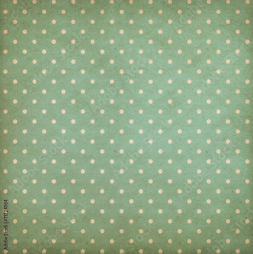 Fotoboard na płycie Retro polka dot niebieski lub cyjan wzór na starej tapety