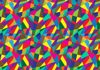 Abstract geometric colorful pattern background.