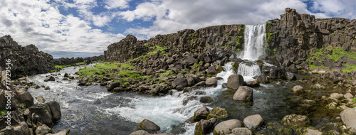 Board z aluminiowym obramowaniem Oxararfoss