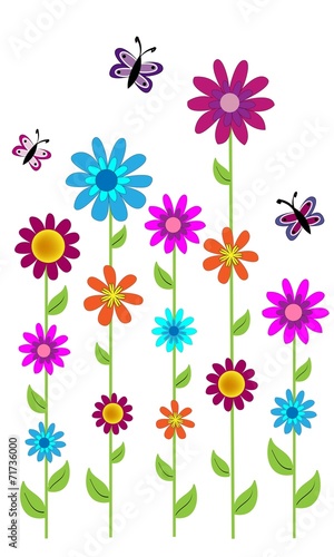 kolorowe-kwiaty-i-motyle