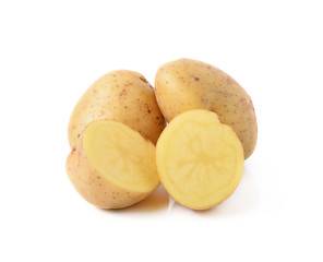 potato isolated on white background