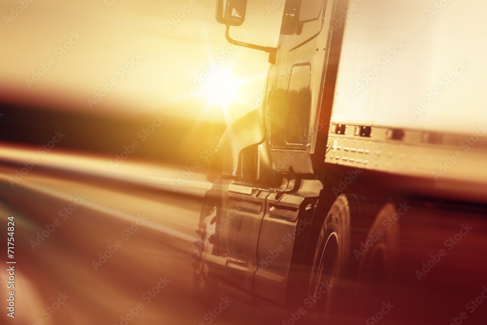 Trucking Business Concept - obrazy, fototapety, plakaty 