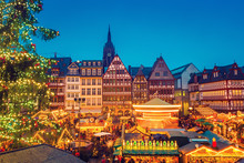 Christmas Market In Frankfurt