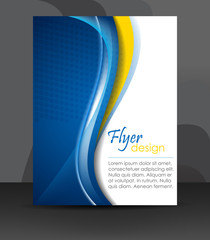 Poster - Business flyer template or corporate banner, cover design