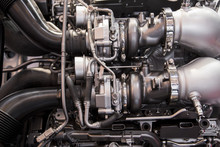 The Powerful Engine Of A Modern Sport Car