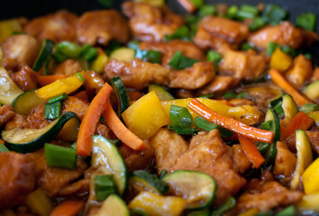 chicken stir fry with vegetables